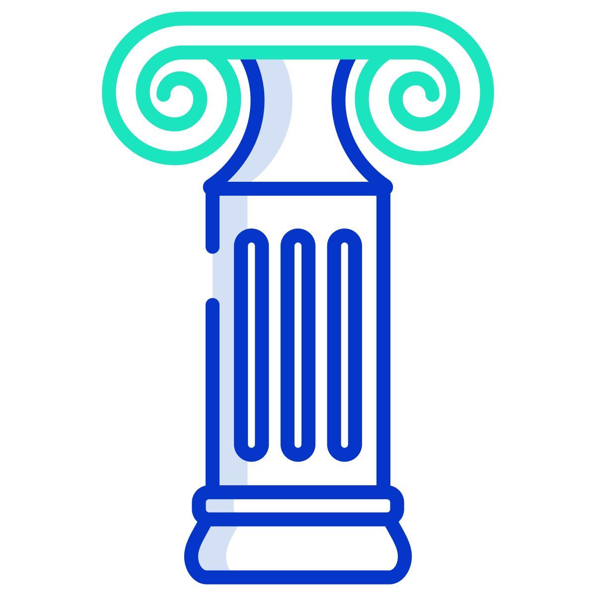 ionische säule icon