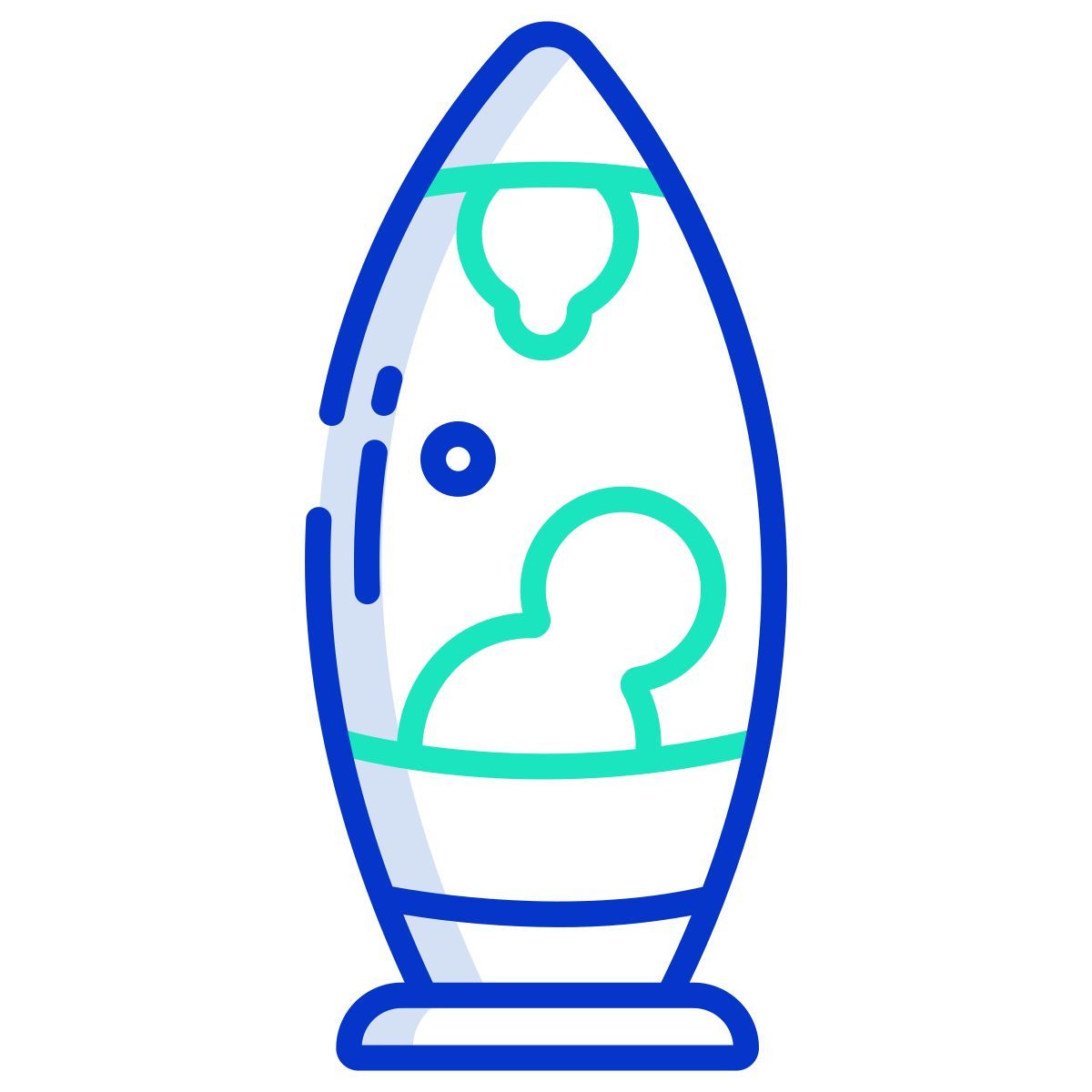 lâmpada de lava icon