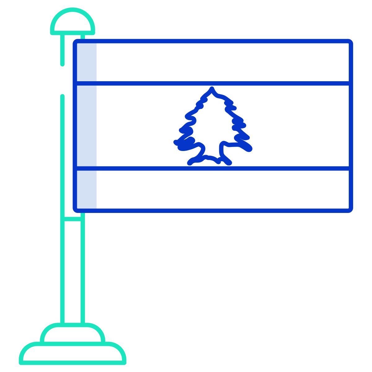 lebanon flag icon