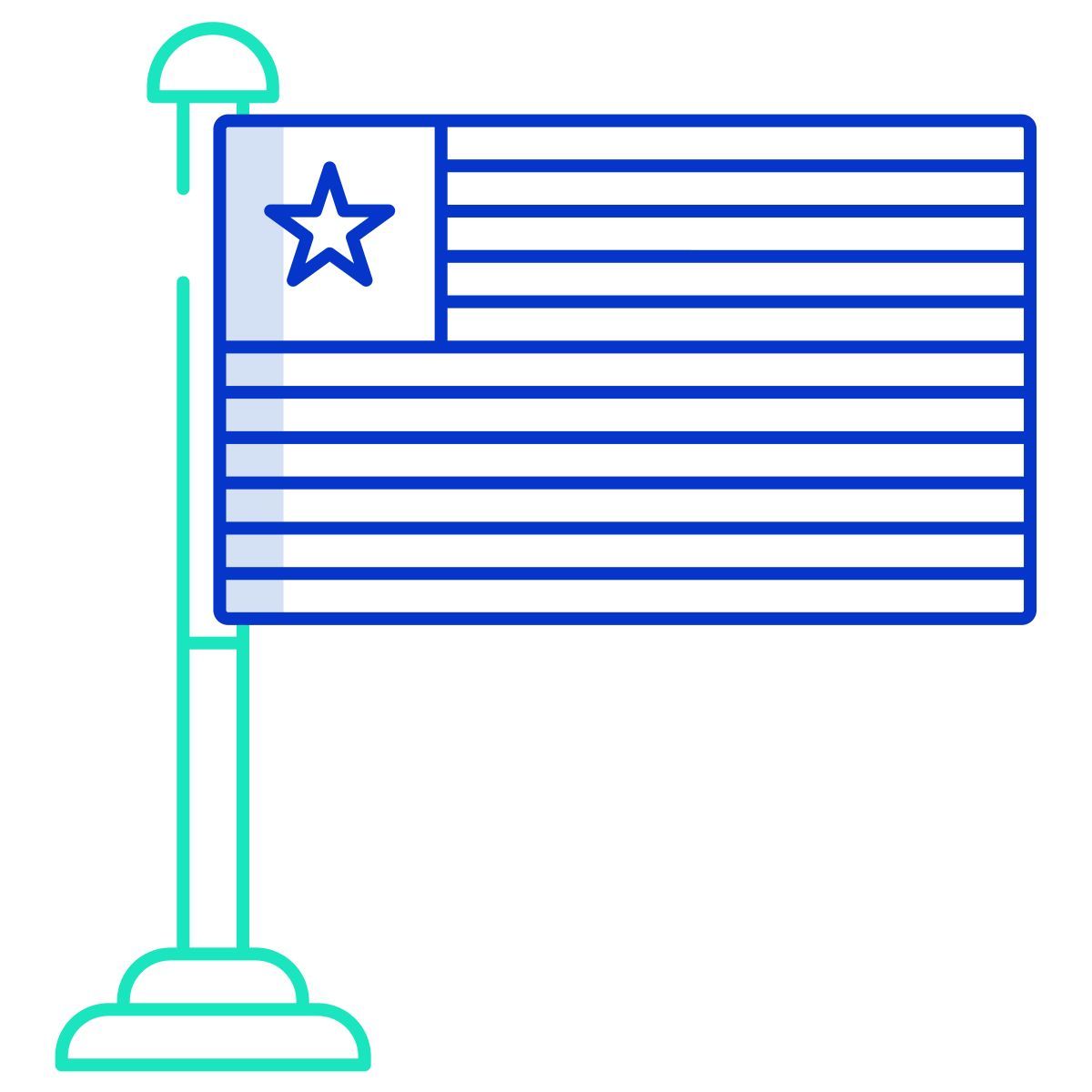 liberia flagge icon