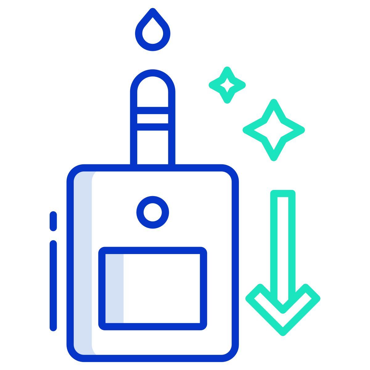 lower blood sugar icon