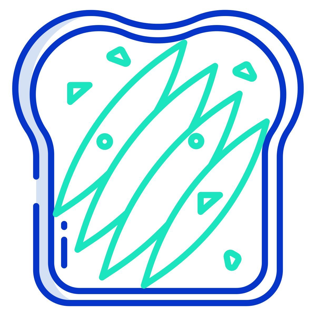 mango toast icon