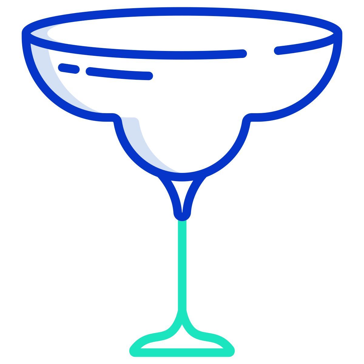 margarita glass icon