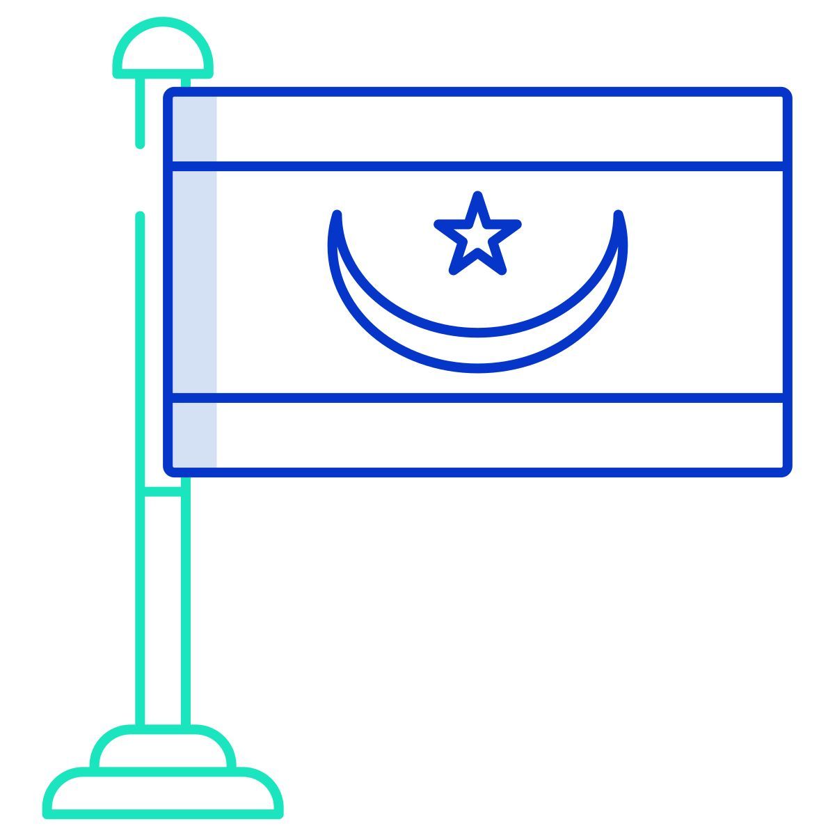 모리타니 국기 icon