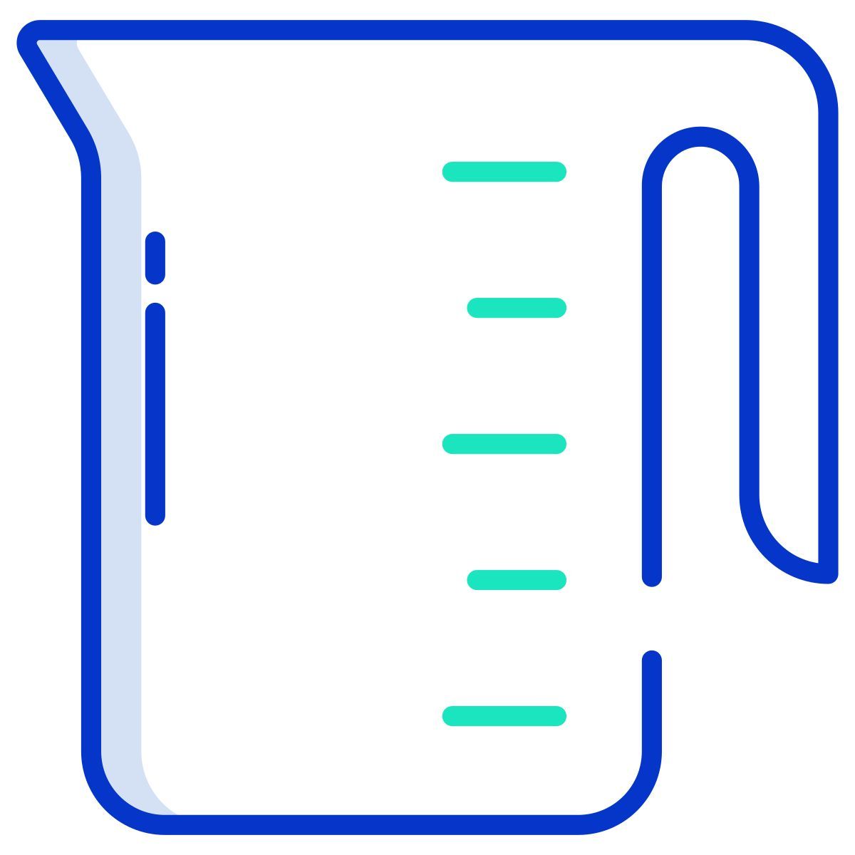 measuring jug icon