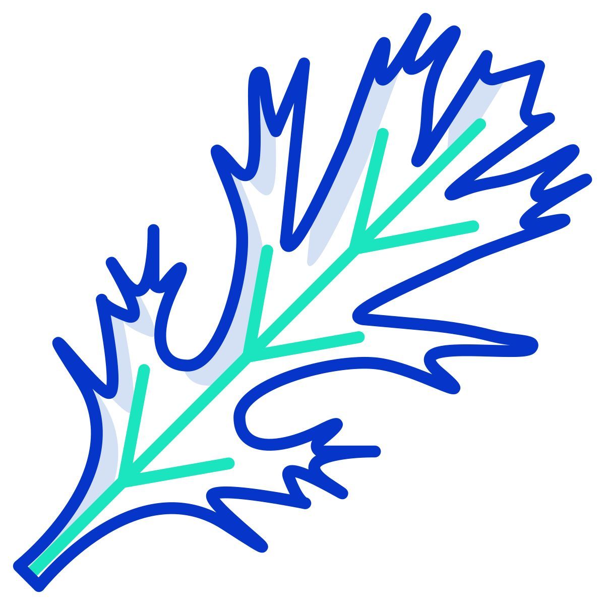 mizuna leaf icon