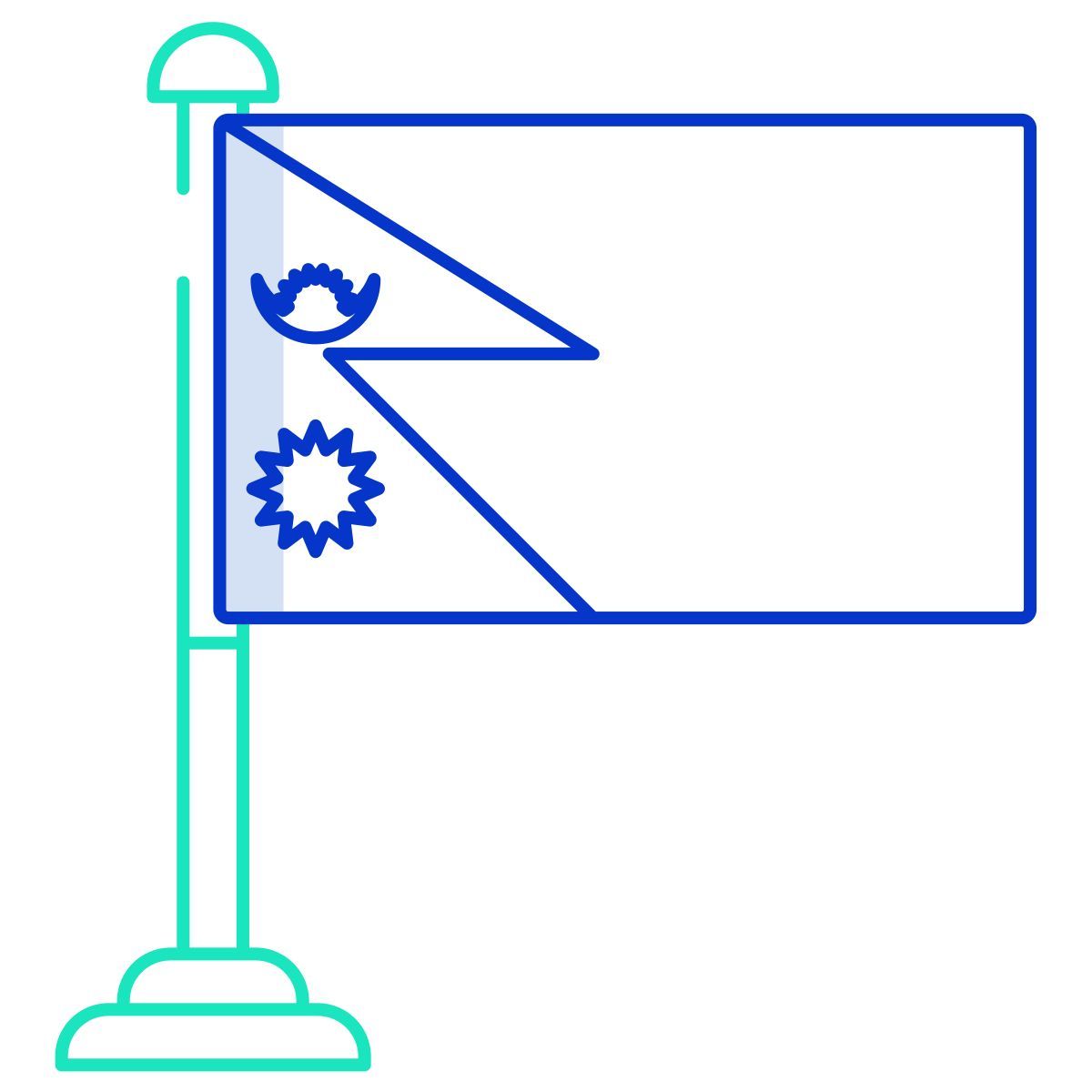 nepal flagge icon