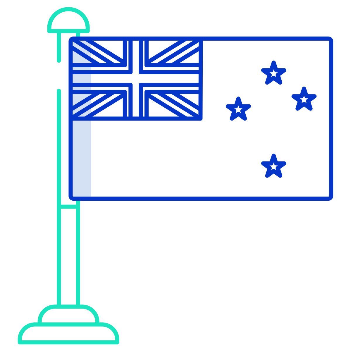 bandeira da nova zelândia icon
