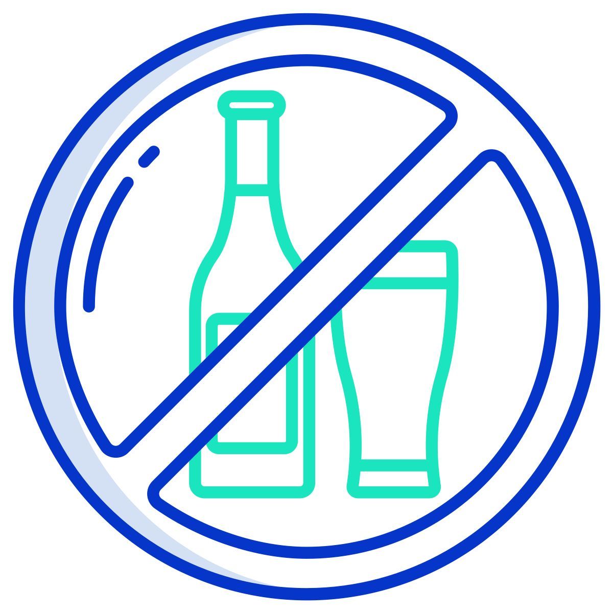 no alcohol icon