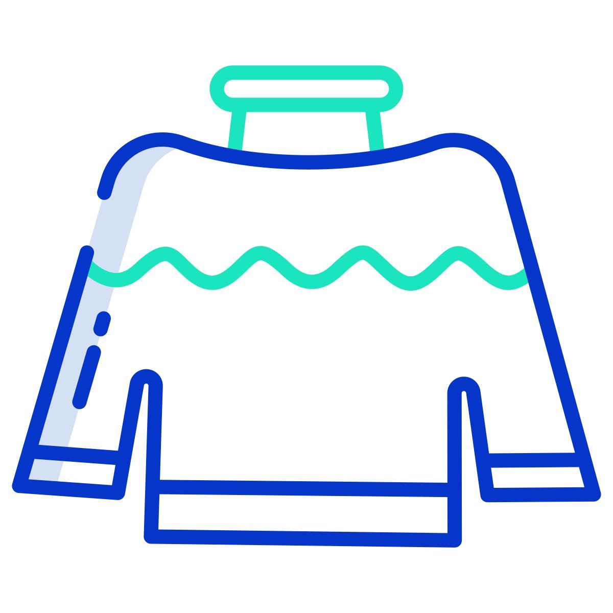off shoulder top icon