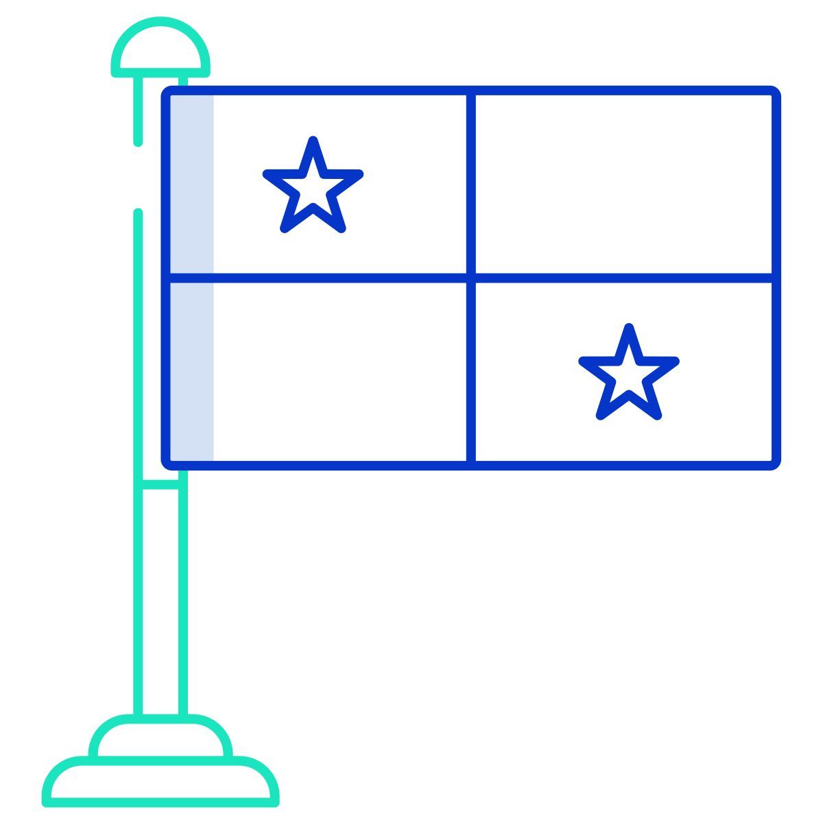 panama flag icon