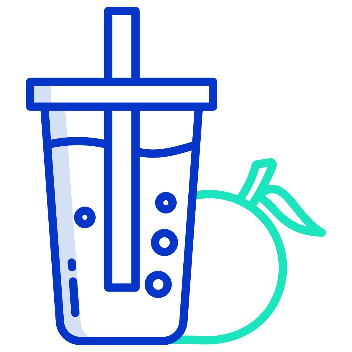 peach juice icon