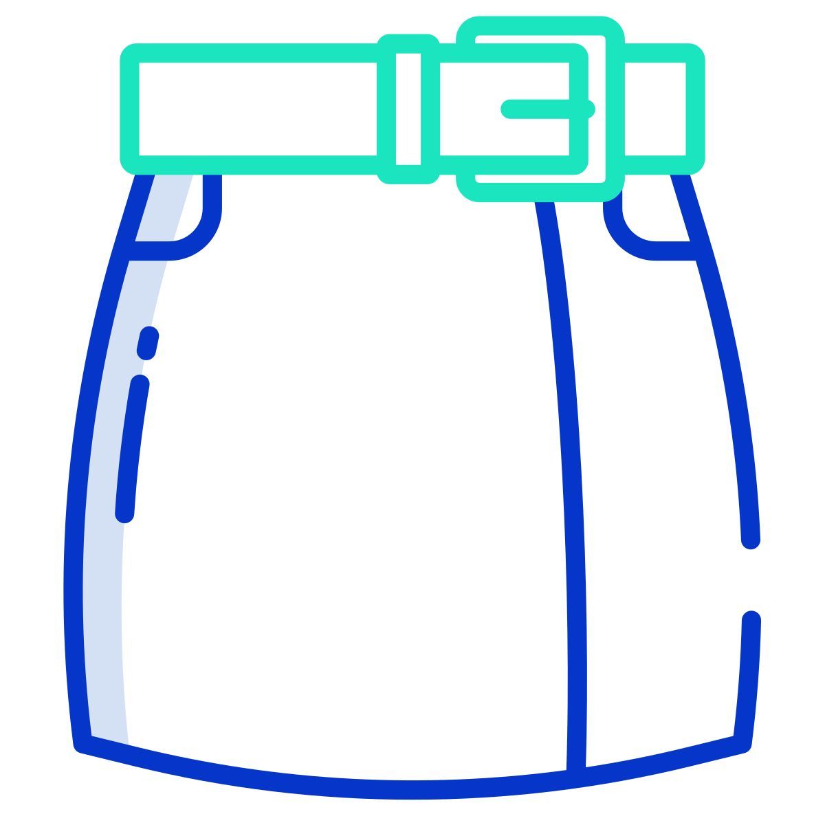 pencil skirt icon
