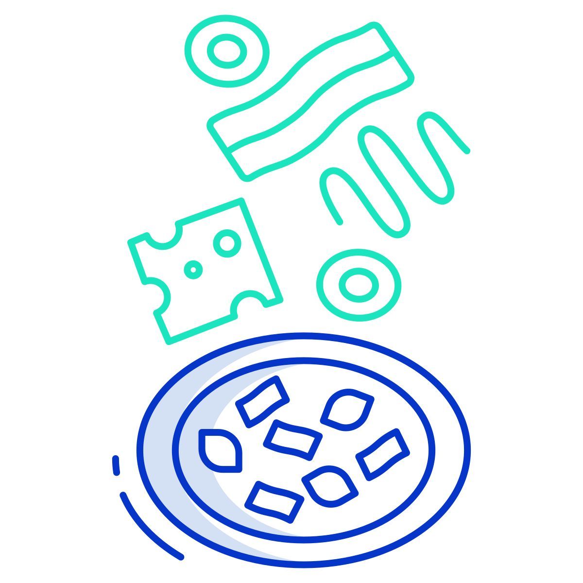 pizza levitation icon