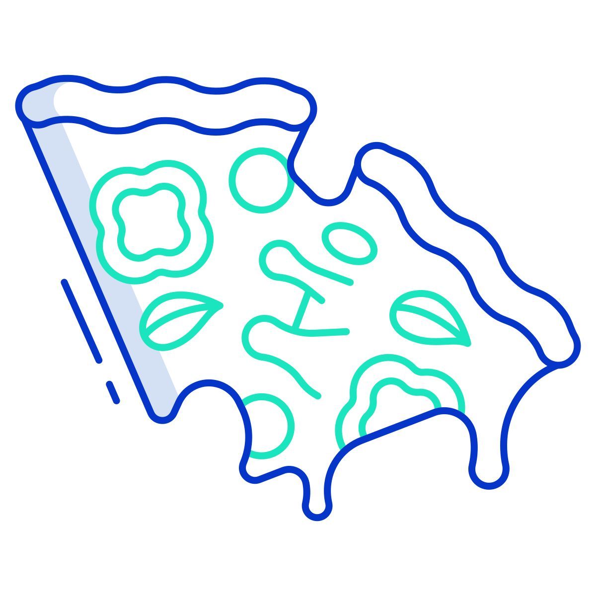 Fette di pizza icon