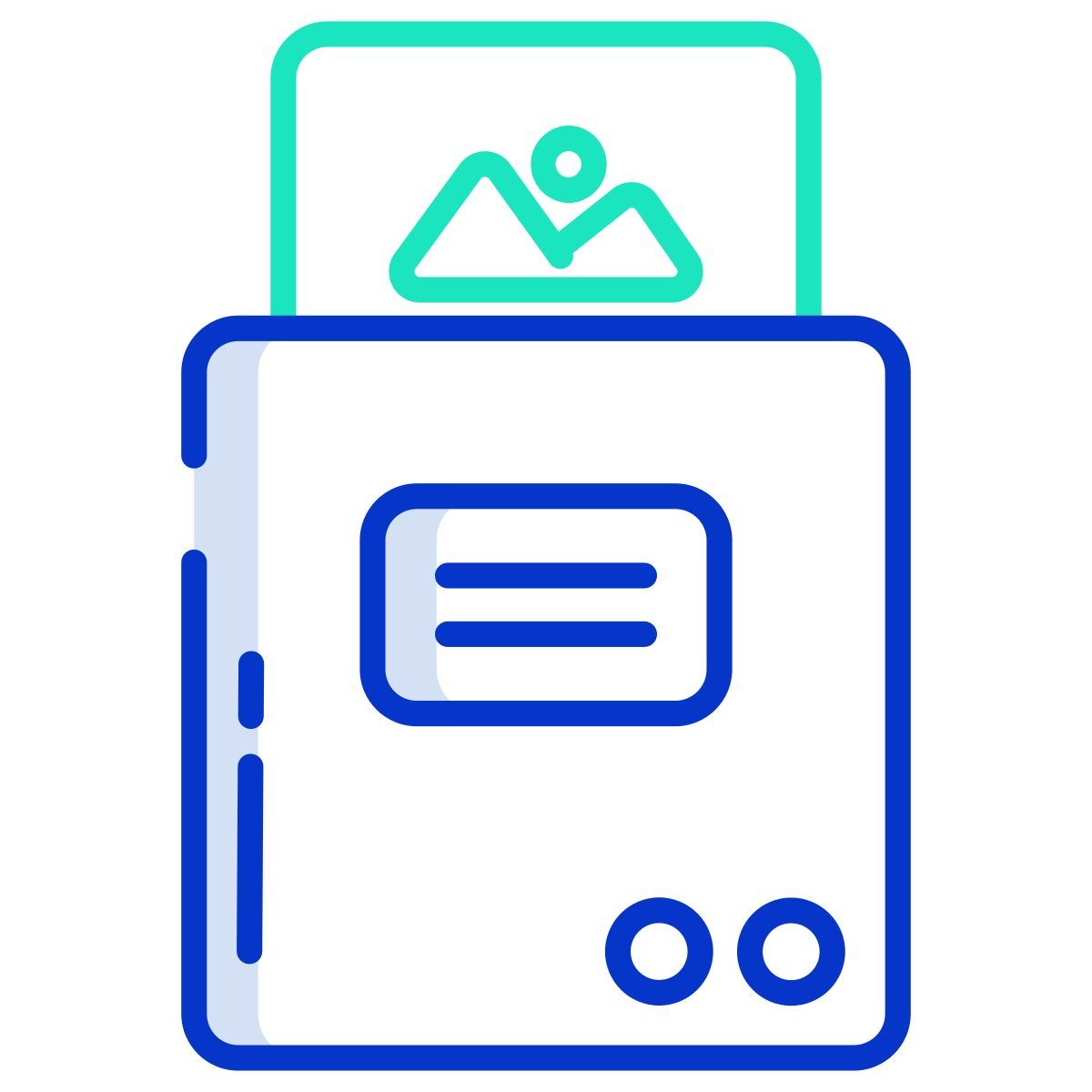 portable printer icon