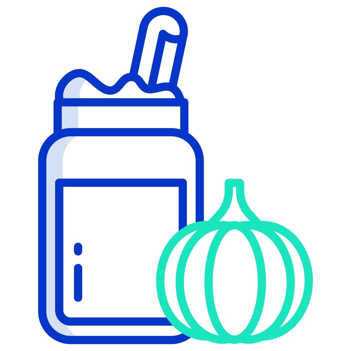 pumpkin pie smoothie icon