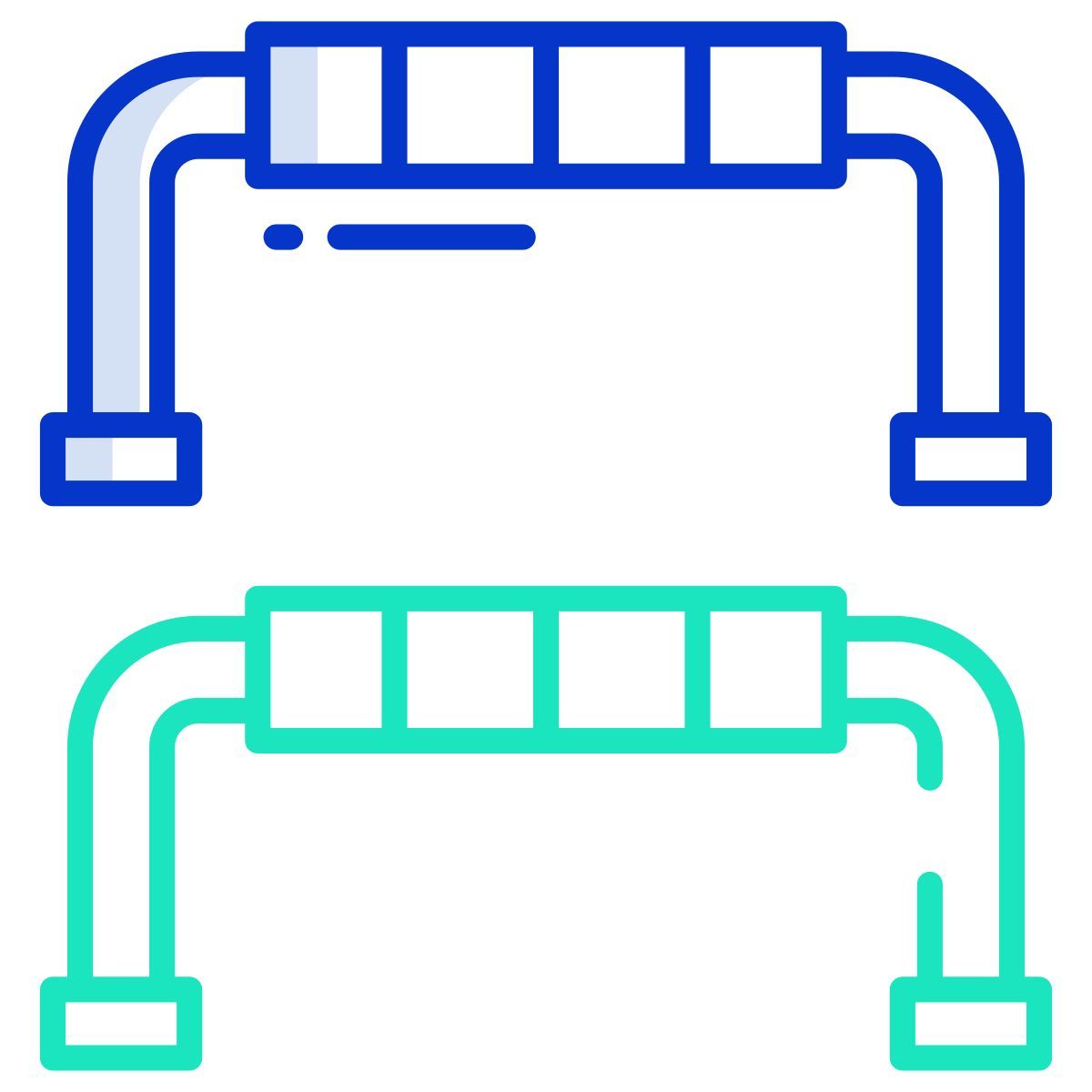 Flexão para cima icon