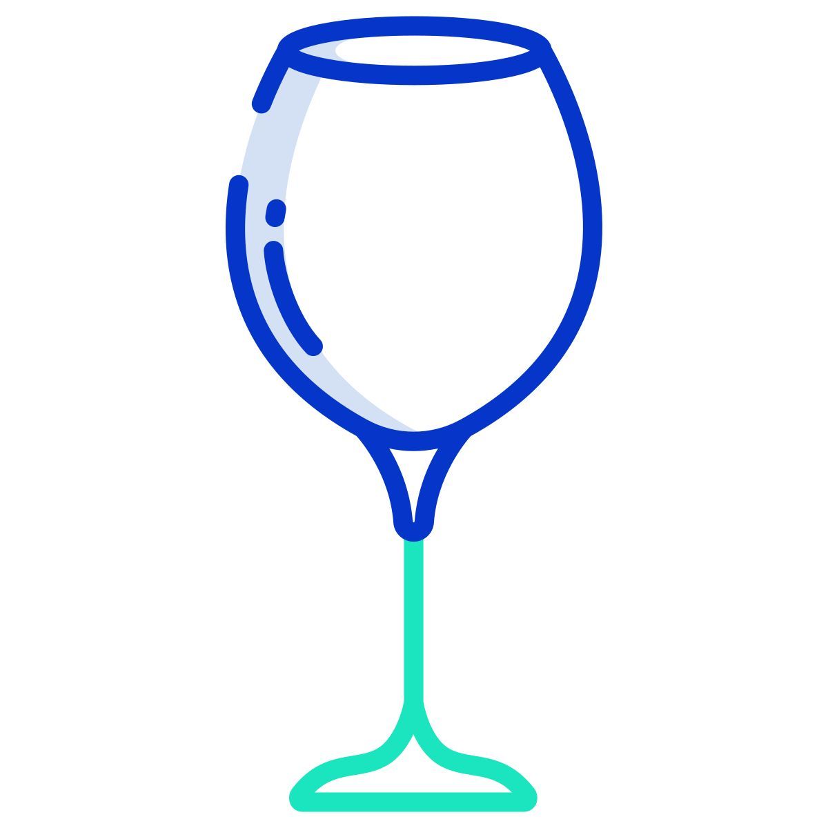 red wine glass icon