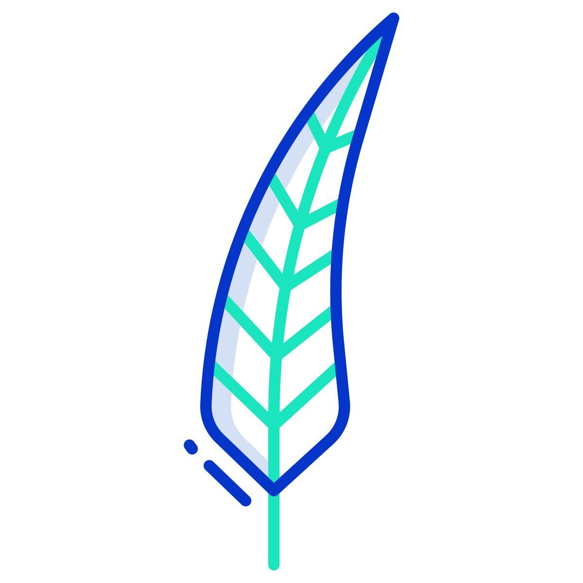 rock rooster feather icon