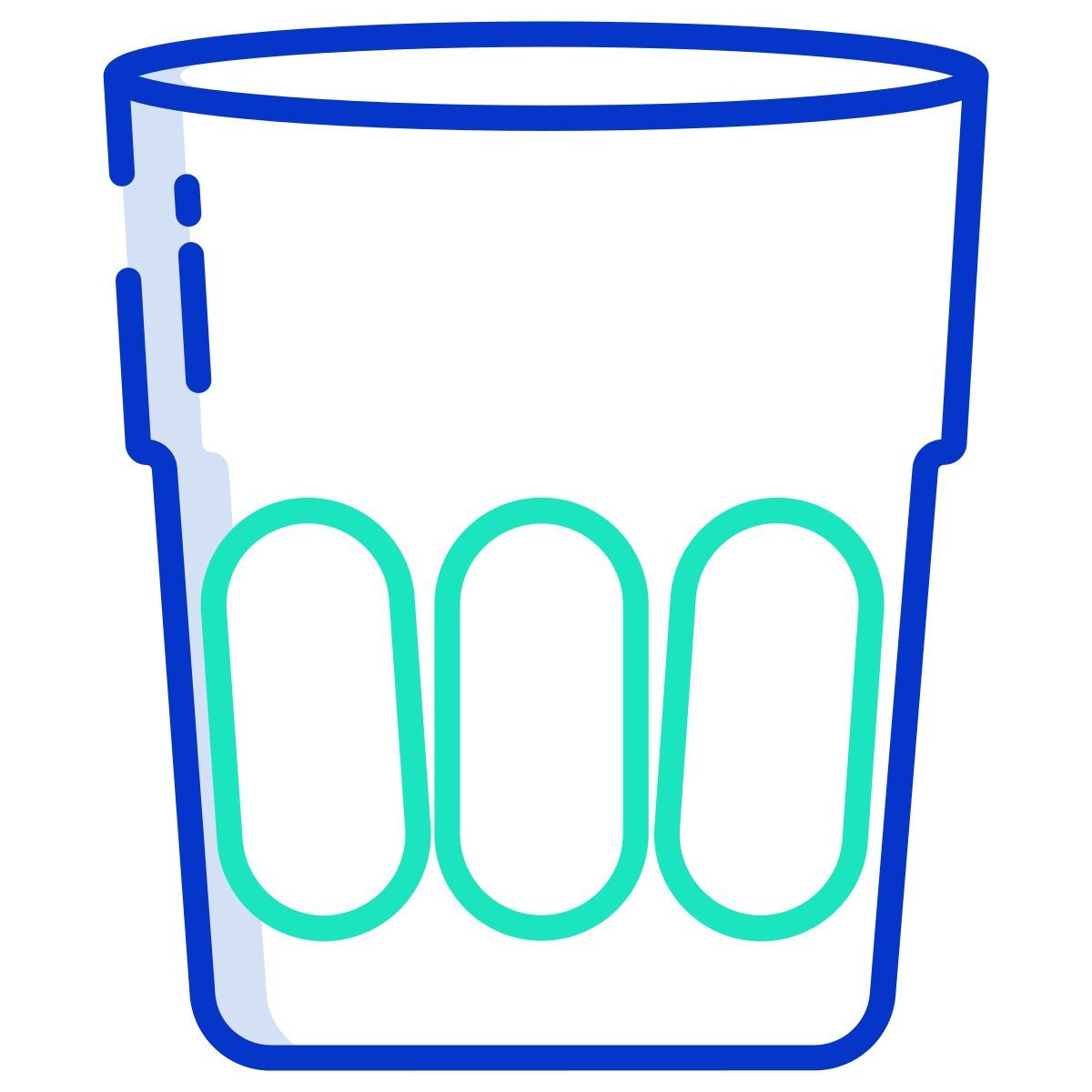 rocks glass icon