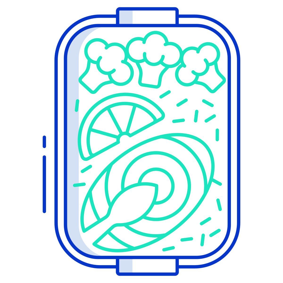 salmon and cauliflower icon