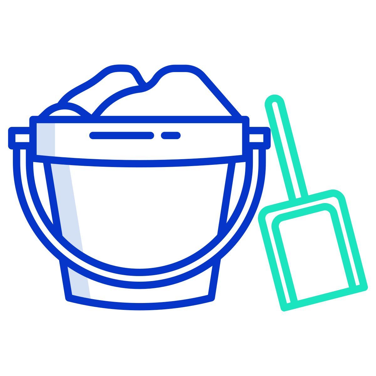 sand bucket icon