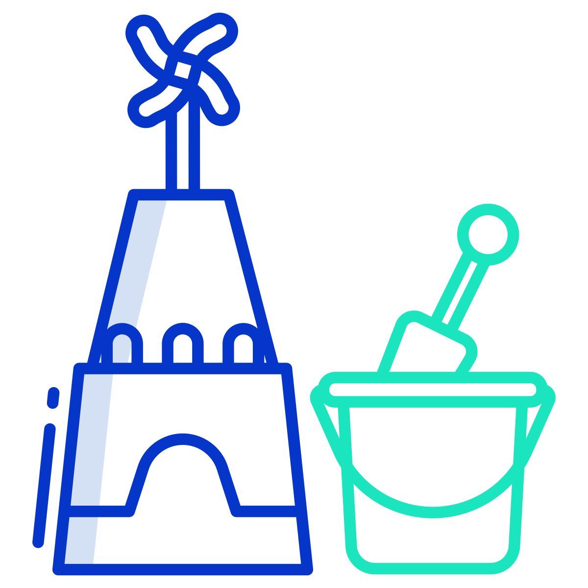 sand castle icon