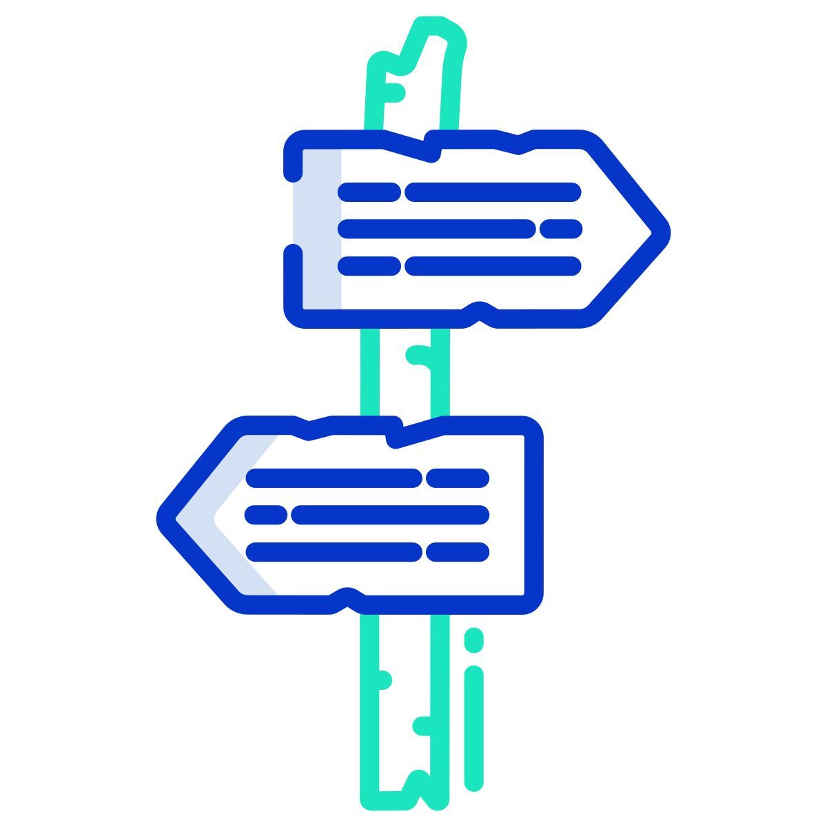sign post icon