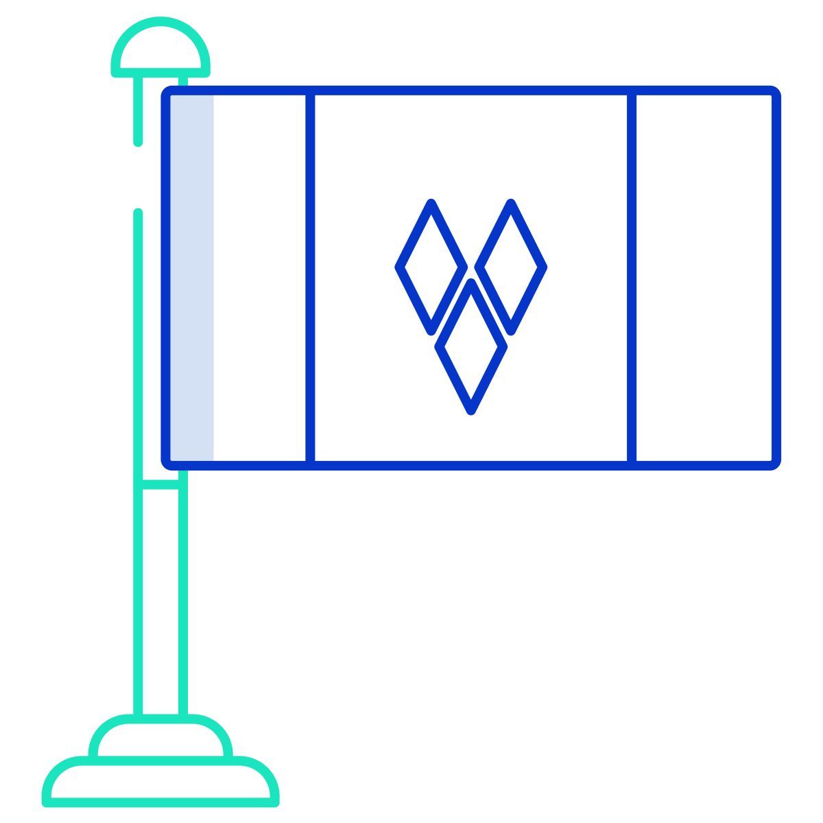 st vincent the grenadines flag icon