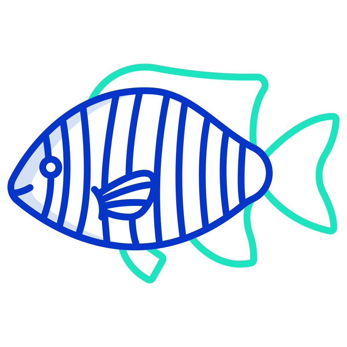 striped beak fish icon