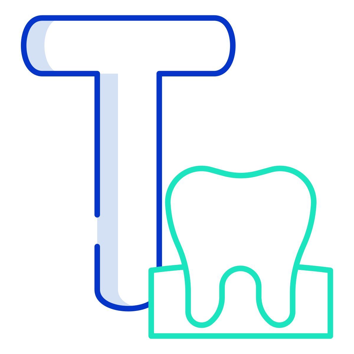 T icon