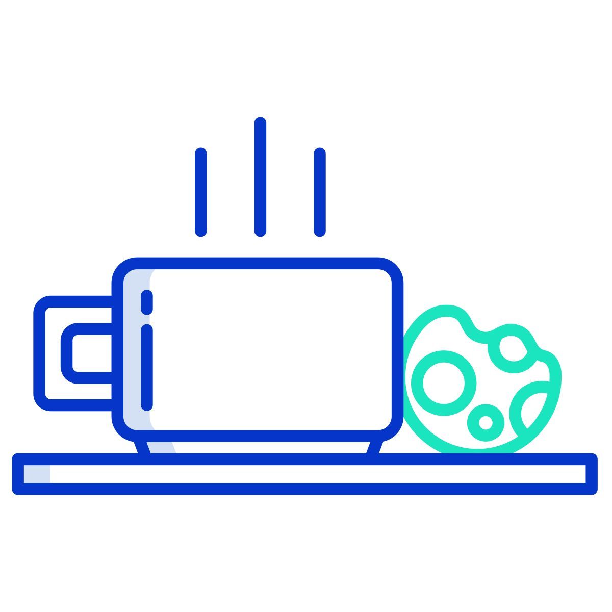 tea and cookie icon