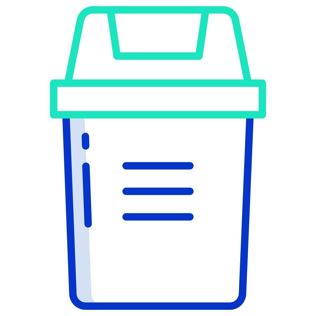 trash bin icon