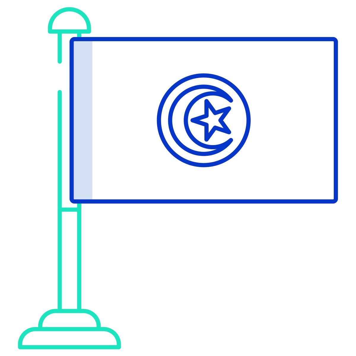tunisia flag icon