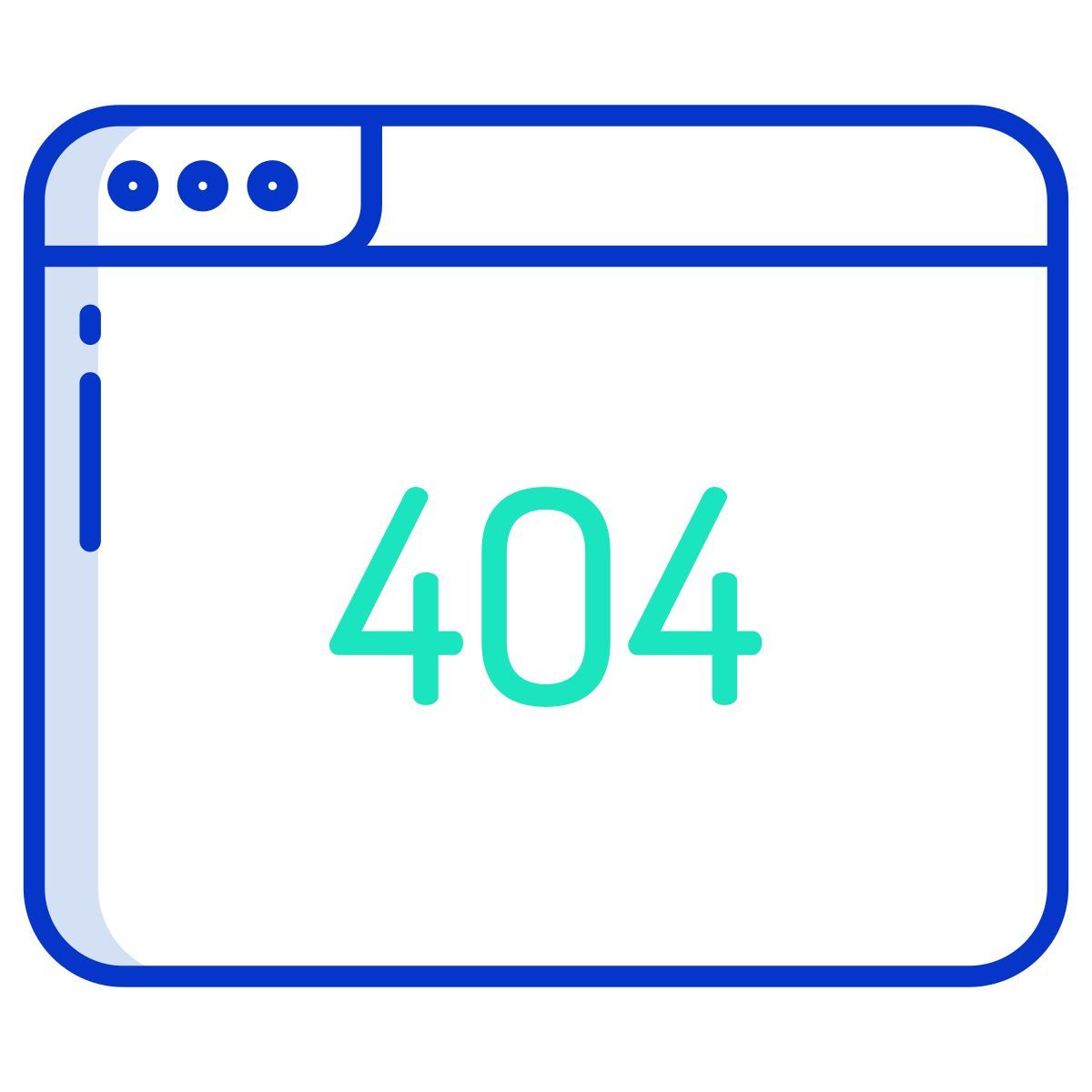 website 404 error icon