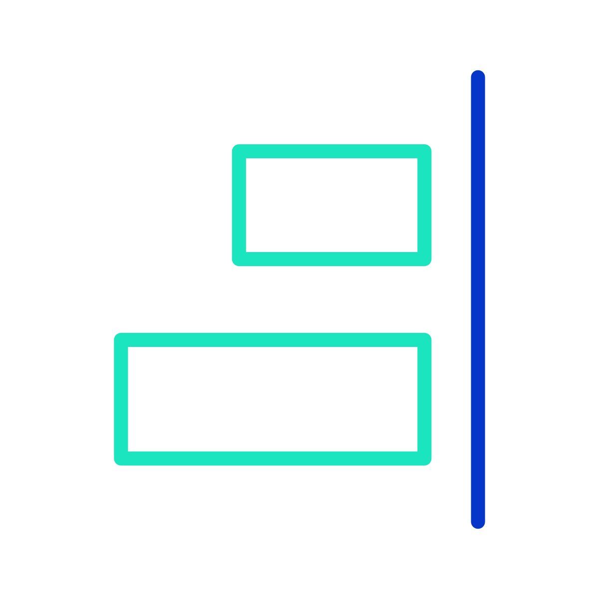 align right icon