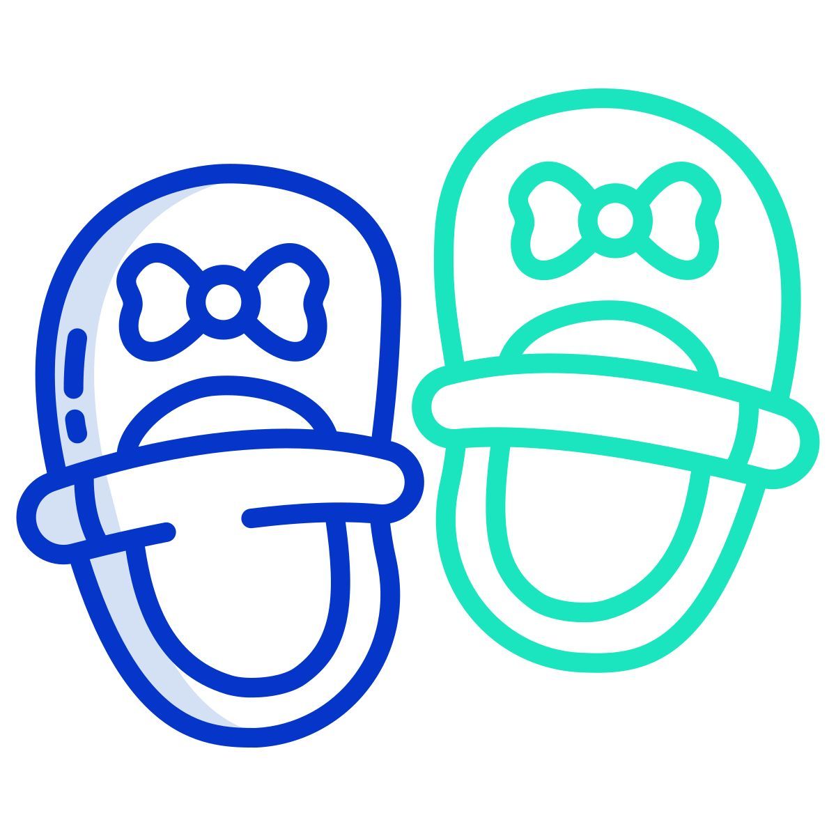 baby shoes icon