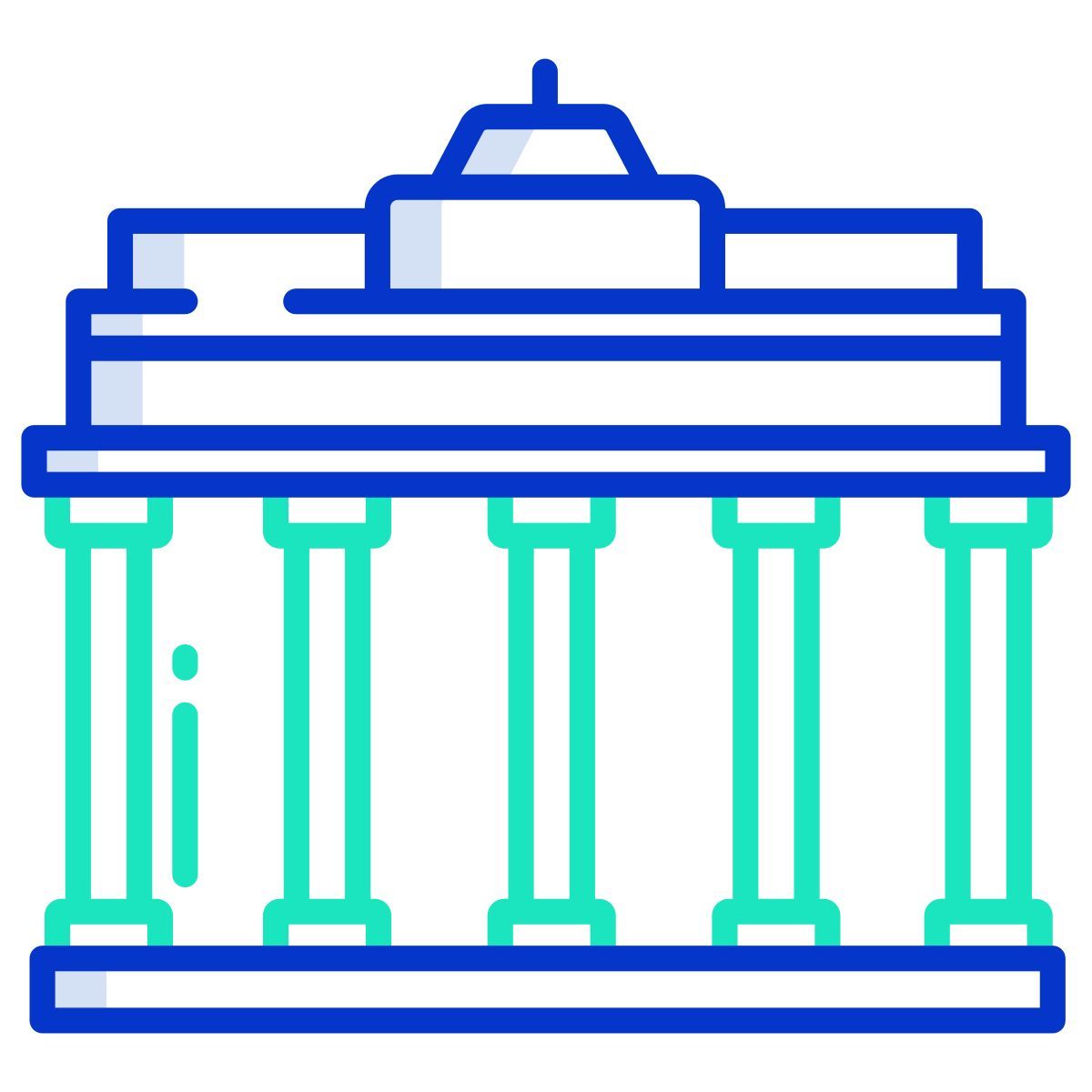 brandenburg gate icon