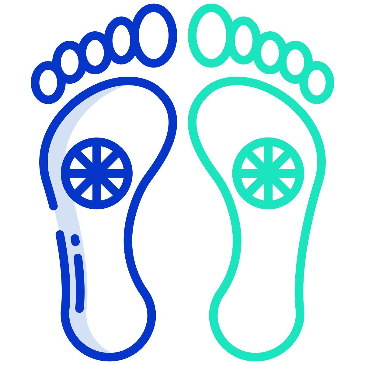 buddhas footprint icon