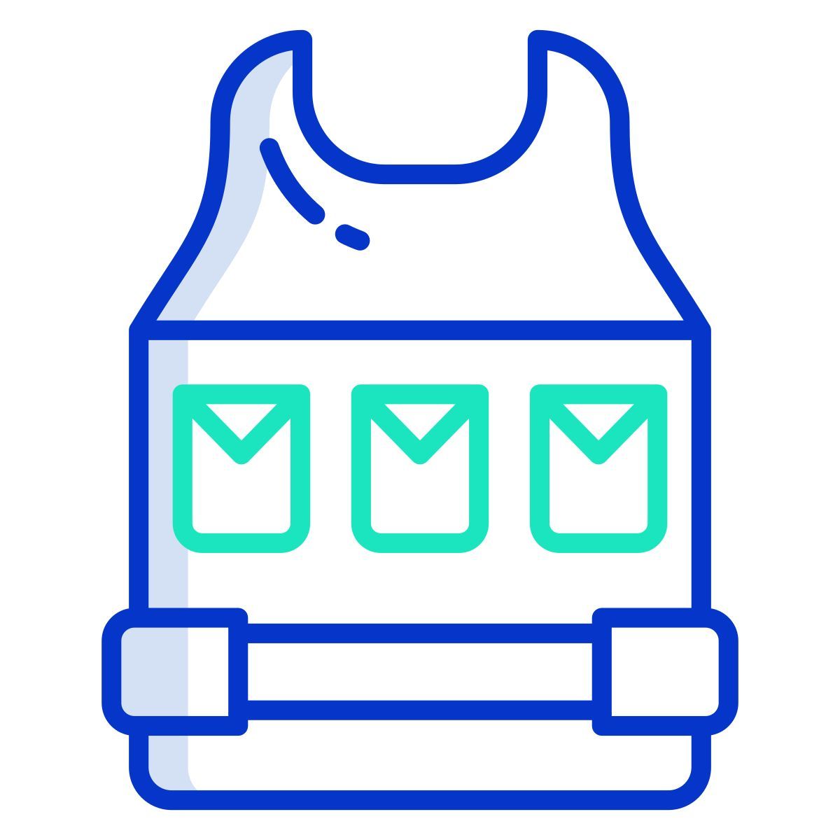 bulletproof vest icon