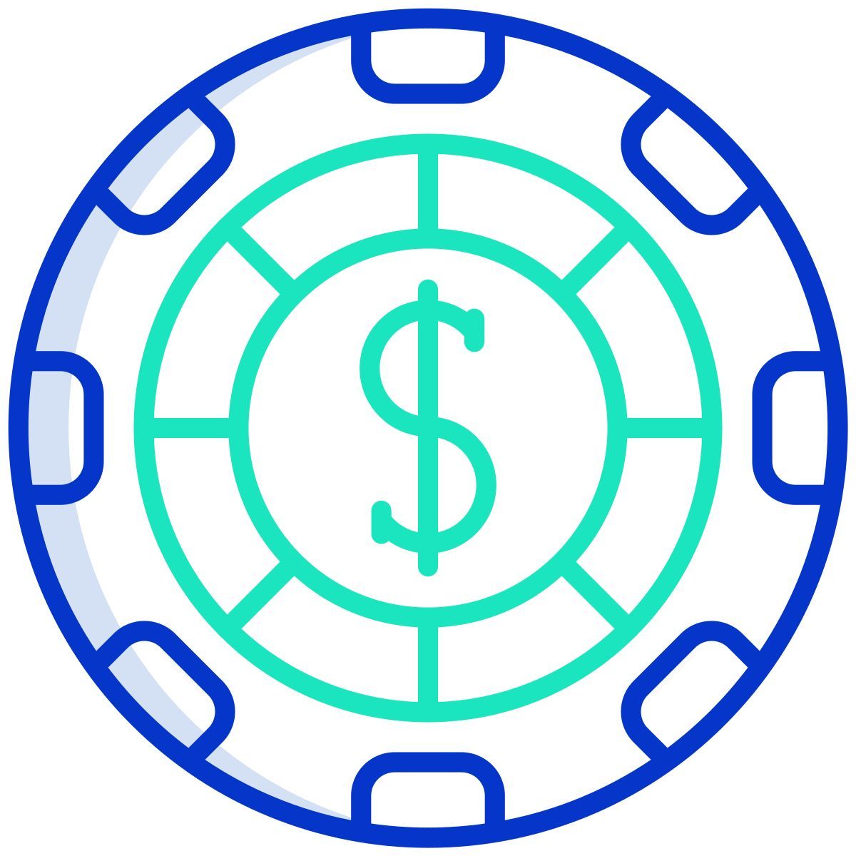 casino chip icon