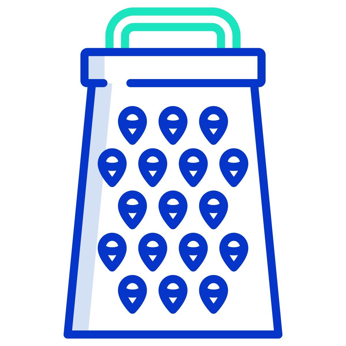 cheese grater icon