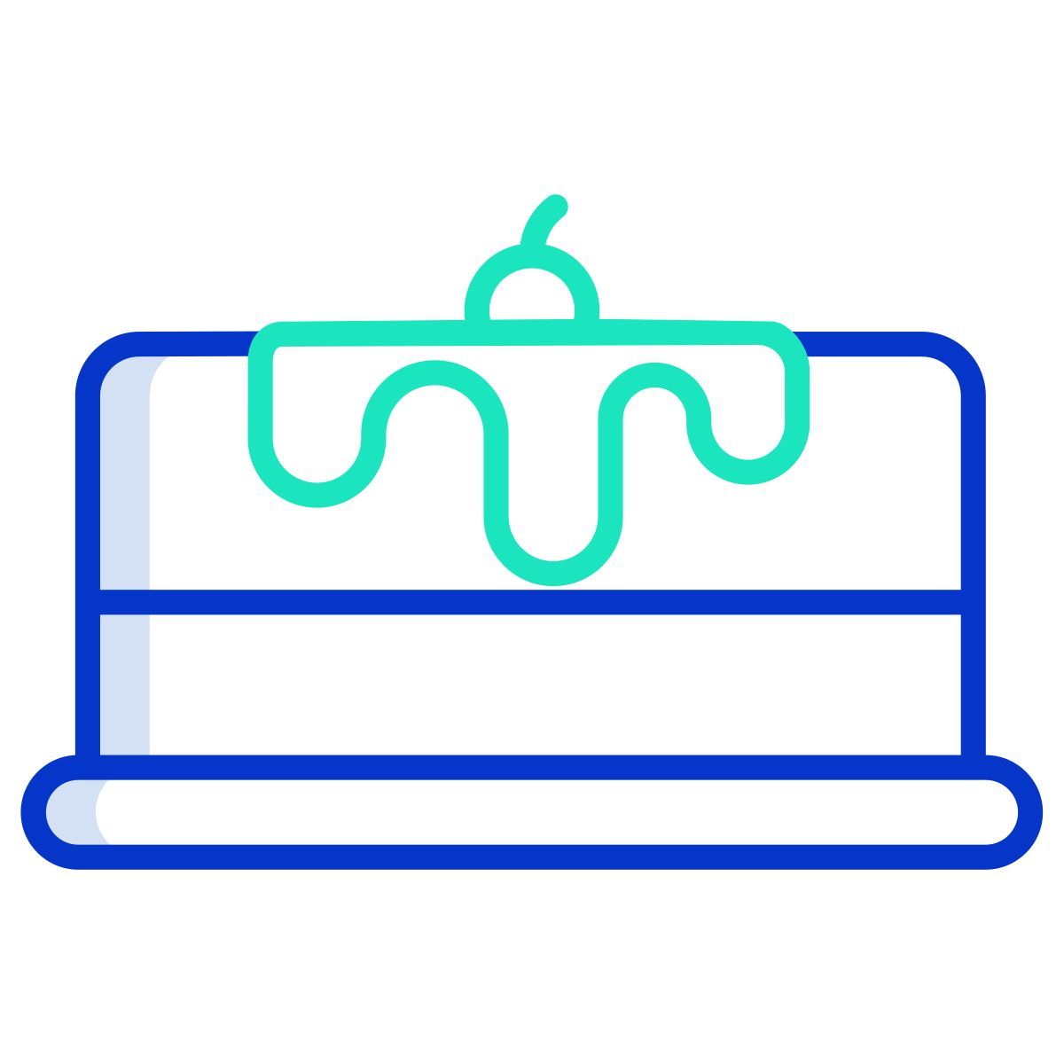 chocolate cake icon