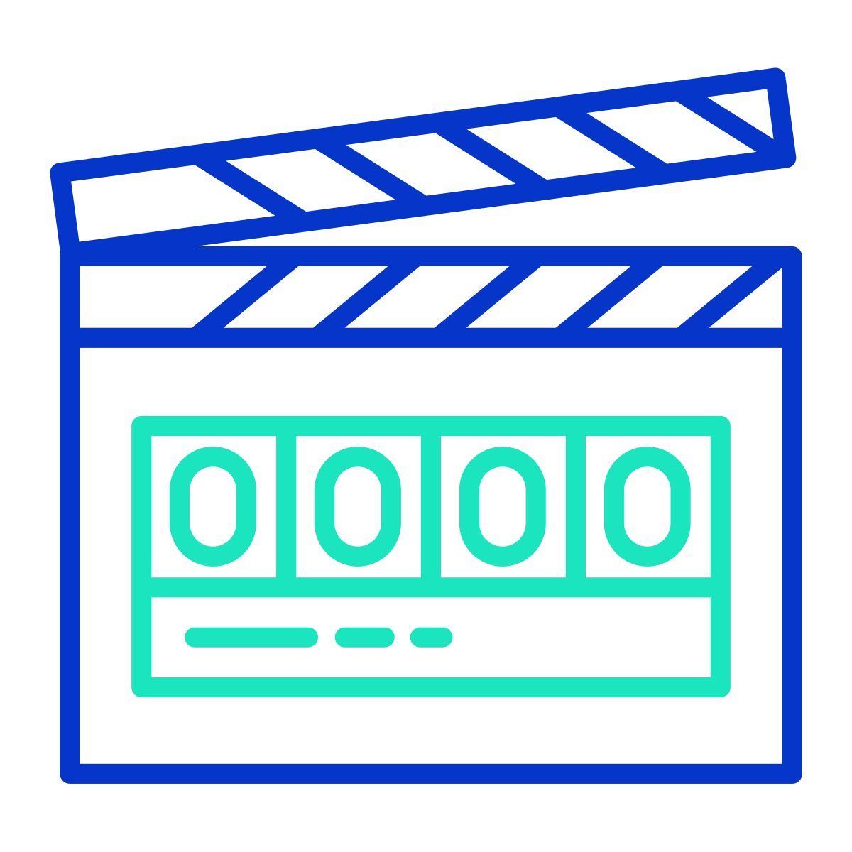 clapperboard icon