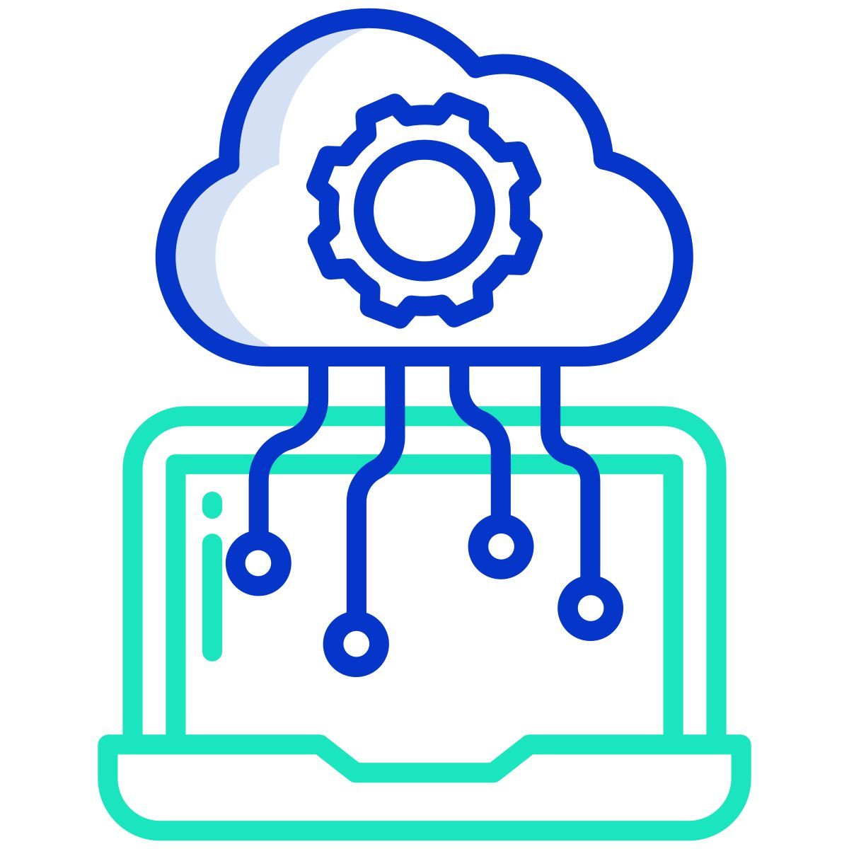 Cloud computing icon