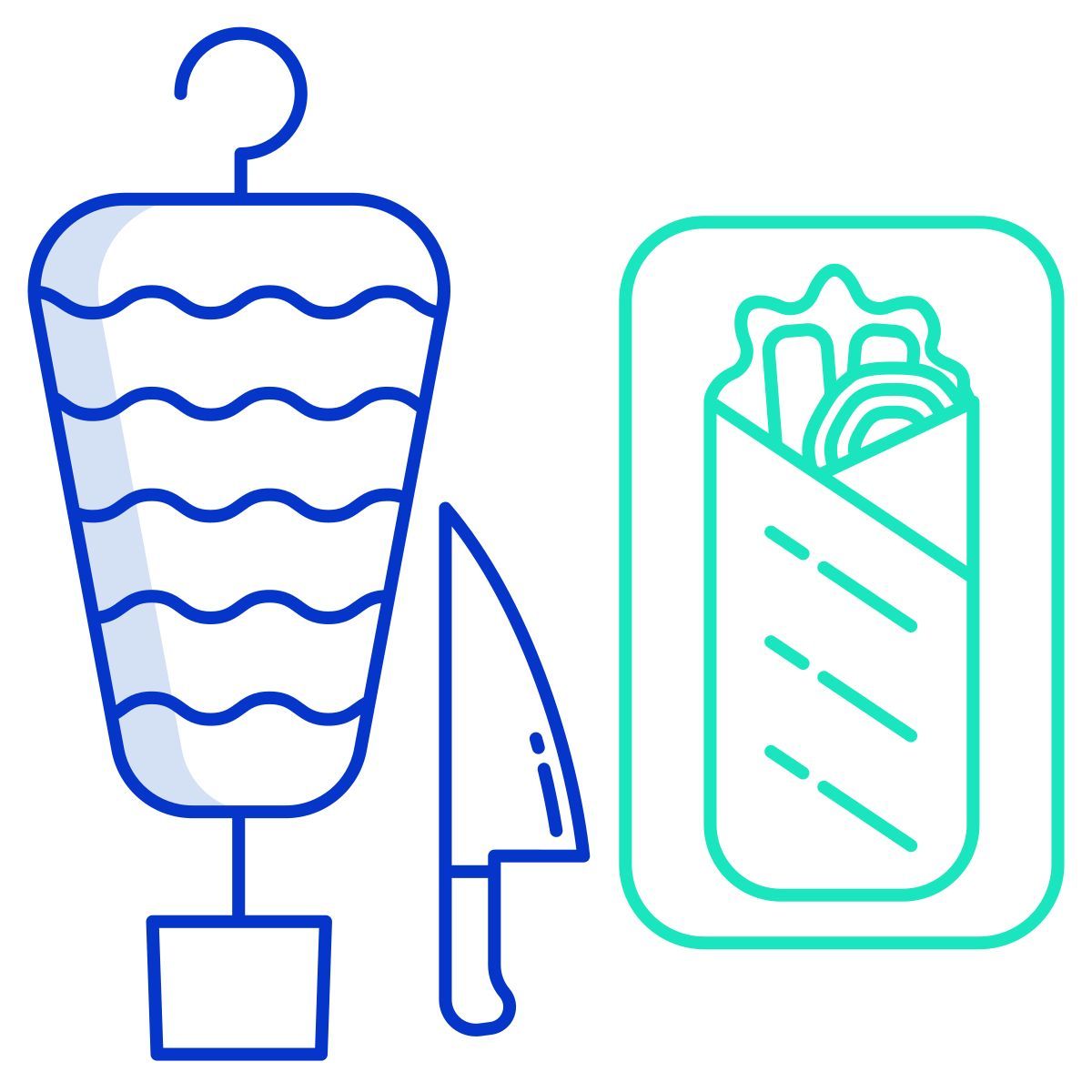doner kebab icon