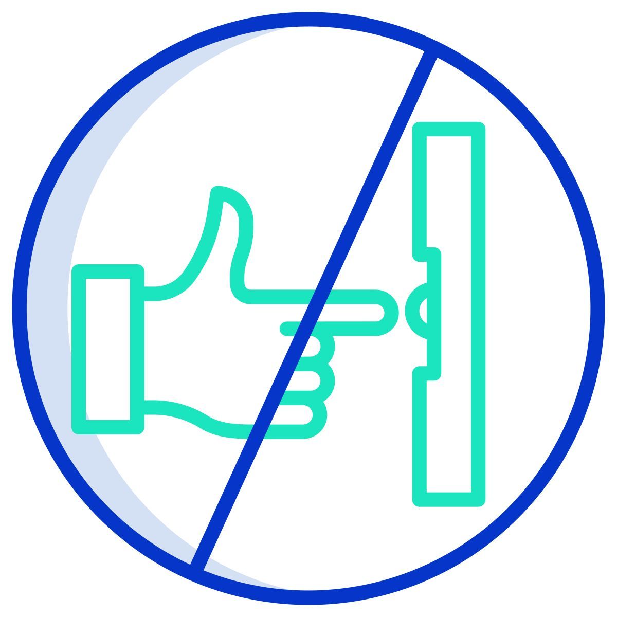 dont touch icon