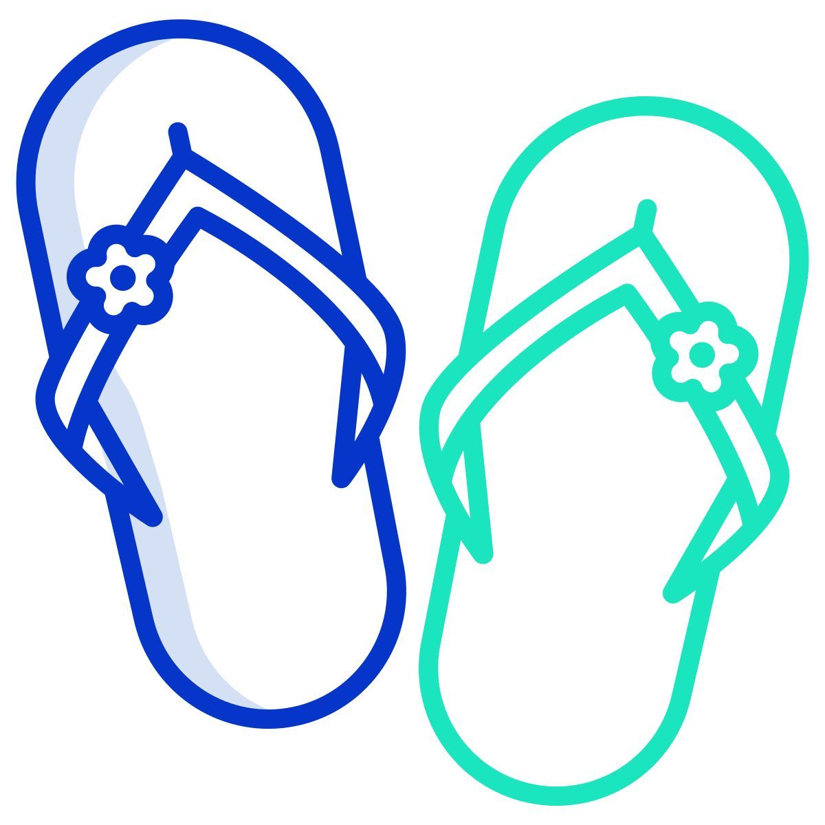 flip flop icon