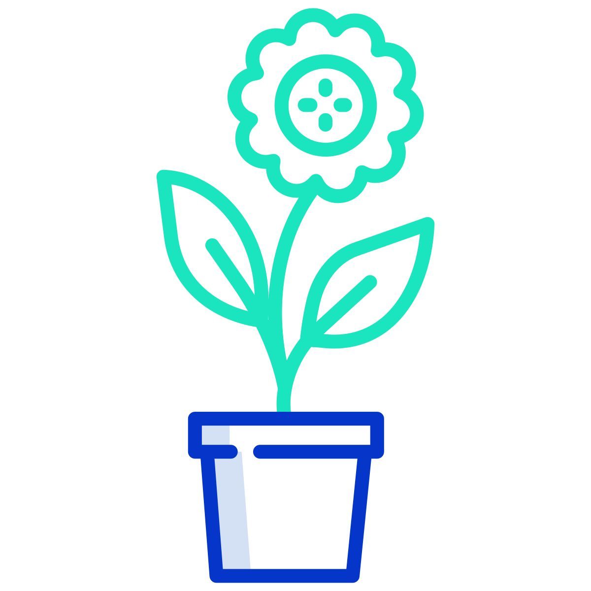 flower pot icon